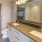 Oversized bathrooms with modern lighting
